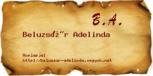 Beluzsár Adelinda névjegykártya